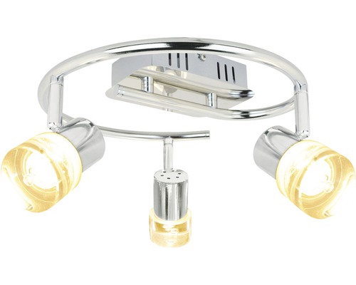 Stropné svietidlo s tromi bodovými svetlami