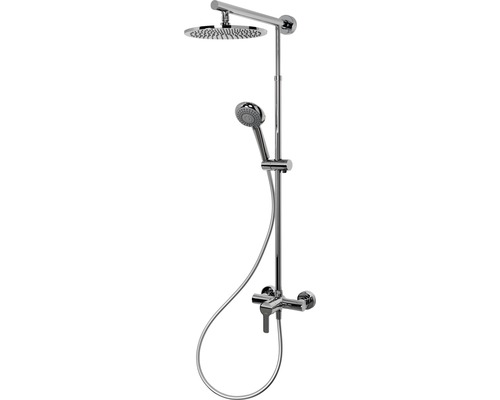 Sprchový systém s pákovou batériou Schulte Classic plus DuschMaster Rain D962031 Sprchový set s hlavovou a ručnou sprchou