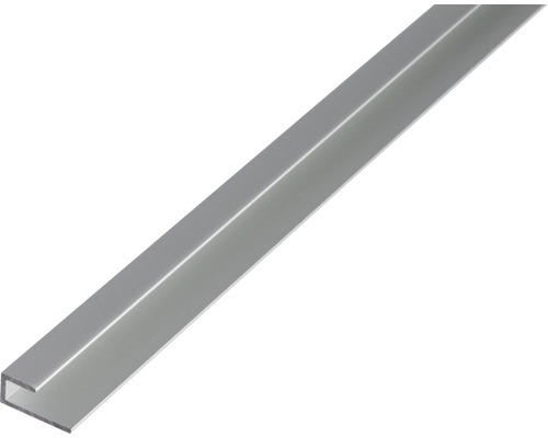 Ukončovací profil hliník strieborný eloxovaný 20x9x1,5 mm, 1 m