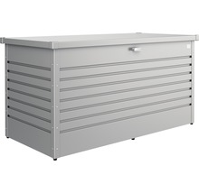 Kovový úložný box s vodorovnými drážkami