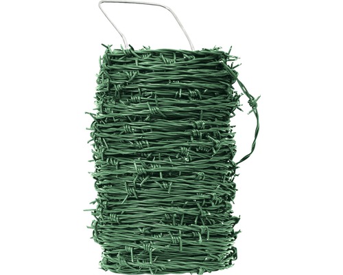 Ostnatý drôt Pilecký Pichláček Zn+PVC 240 g/m² zelený 100 m