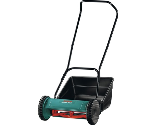 Ručná kosačka na trávu so zberným košom pre záhradnícke práce