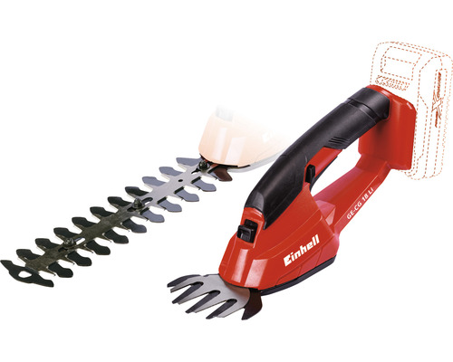 Akumulátorové nožnice na trávu a kríky Einhell s dvoma nadstavcami