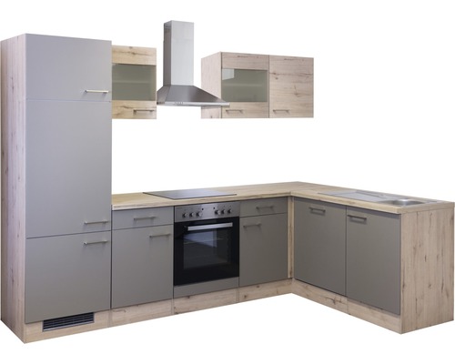 Kompletná kuchyňa s digestorom, sporákom a drezom