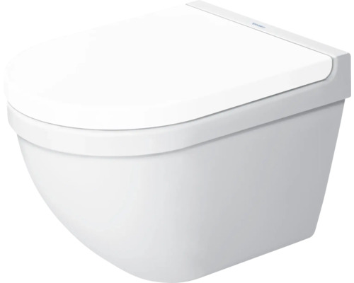 Závesné WC s hlbokým splachovaním zo sanitárnej keramiky s vekom