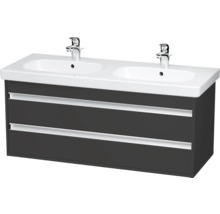 Skrinka pod umývadlo s dvojitým umývadlom a dvoma zásuvkami