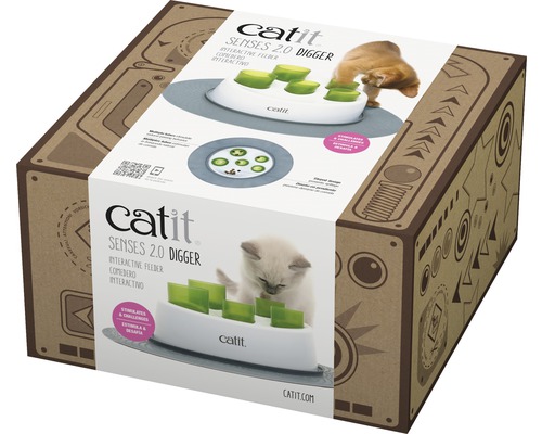 Interaktívny podávač krmiva Catit Senses 2.0 Digger v balení