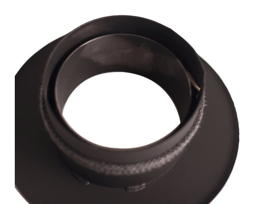 Kruhová rozeta dymovodu z kovu