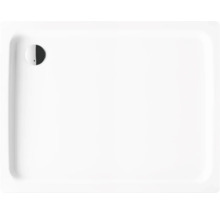 Biela sprchová vanička s odtokom