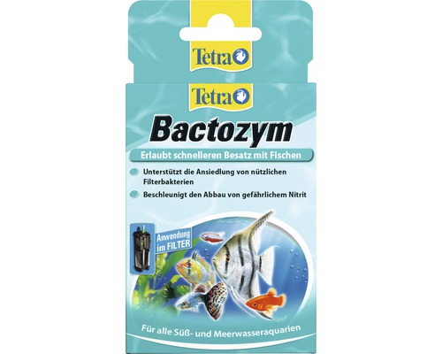 Tetra Bactozym pre rýchlejšie osadenie sladkovodných a morských akvárií rybami