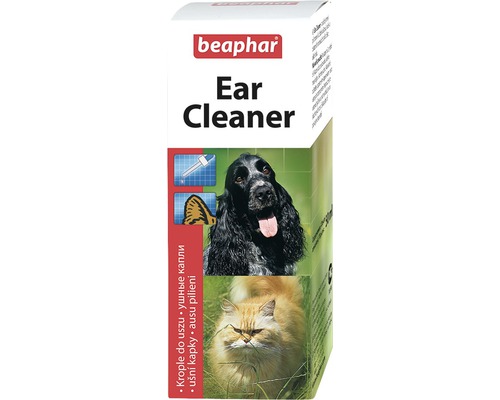 Ušné kvapky pre psov a mačky Beaphar Ear Cleaner 50 ml Beaphar čistič uší pre psov a mačky