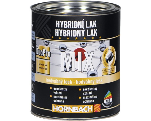 HORNBACH MIX Hybridný lak hodvábný lesk 750ml báza A na miešanie-0