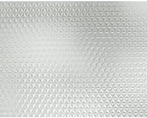 Samolepiaca fólia priehľadná Glasdekor Transparent Raute 45x200 cm Dekoračná fólia s trojrozmerným geometrickým vzorom