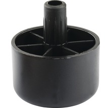 Klzák Ø60x38 mm plast čierny-thumb-0
