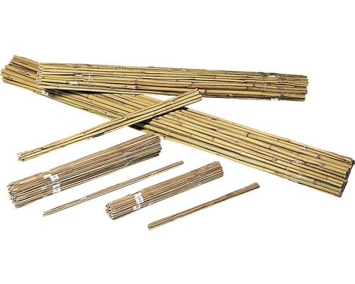 Zväzky a rohože z bambusových tyčí