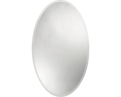 Oválne zrkadlo na montáž na stenu