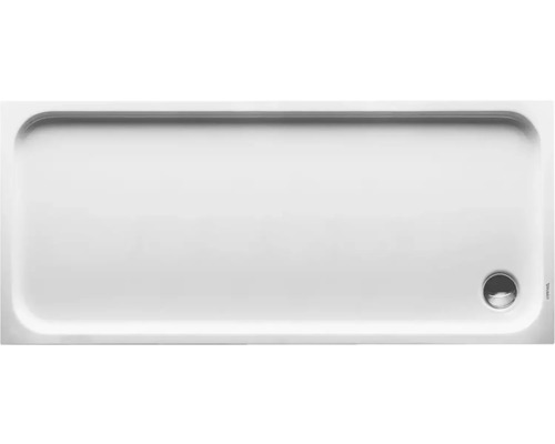 Sprchová vanička DURAVIT D-Code 1700 x 750 x 85 mm biela hladké 720100000000000 Obdĺžniková sprchová vanička s odtokom
