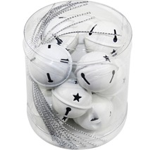 Vianočné zvončeky v nádobe s ozdobnou stuhou