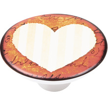 Nábytkový gombík s motívom srdca