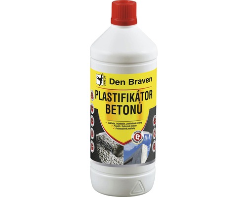Plastifikátor betónu DEN BRAVEN 1 l Plastifikátor betónu DEN BRAVEN 1 l
