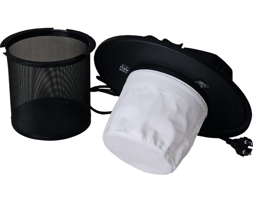 Vysávač popola s nádobou, filtrom a napájacím káblom