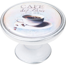 Nábytkový gombík s motívom šálky kávy