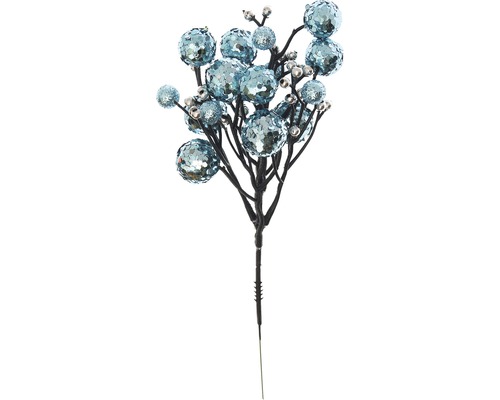 Ozdobná vetva s guľami na dekoráciu