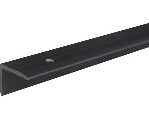 Profil schodový ochranný čierny 25x20 mm 1 m