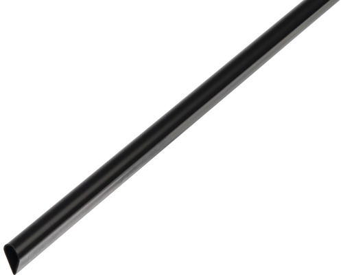 Profil narážací PVC čierny 15x0,9 mm 1 m