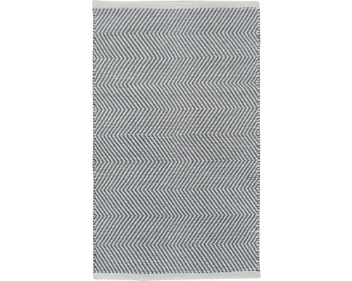 Tkaný koberec Dakota sivomodrý 50x80 cm