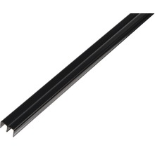 Profil vodiaci horný čierny 6,5 mm 2 m-thumb-0
