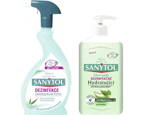 Univerzálny čistič Sanytol 500 ml + mydlo Sanytol 250 ml