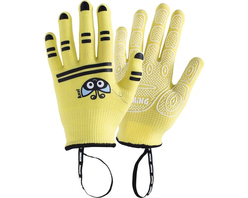 Detské rukavice AXEL-IT 5-6 rokov záhradné 1 pár žlté
