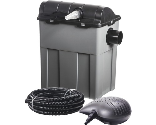 Súprava prietokovej filtrácie HEISSNER FPU10100-00 s čerpadlom 3300 l/h, UV 9W, do 10 m³