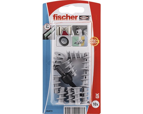 Fischer GK hmoždinky 10 ks balenie pre sadrokartónové dosky