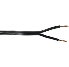 Dvojžilový kábel 2x0,75 mm² čierny, metrážový sortiment-thumb-0