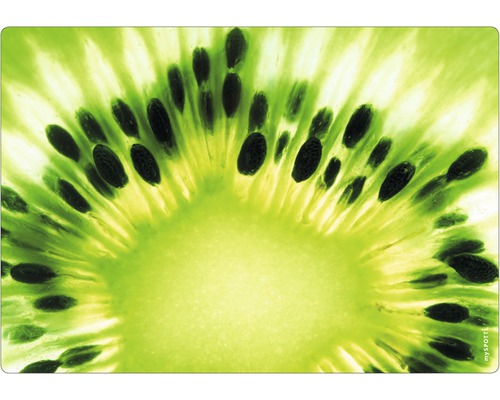Obkladový panel do kuchyne mySPOTTI pop Kiwi 41x59 cm Detailný záber plátku kiwi