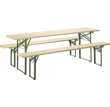 Pivný set drevený trojdielny prírodný 50/220 cm-thumb-2