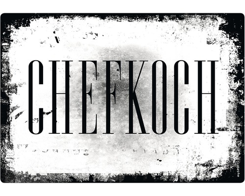 Obkladový panel do kuchyne mySPOTTI pop Chefkoch 41x59 cm Nápis Chefkoch