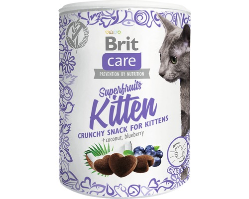 Maškrty pre mačky Brit Care Cat Snack Superfruits Kitten 100 g