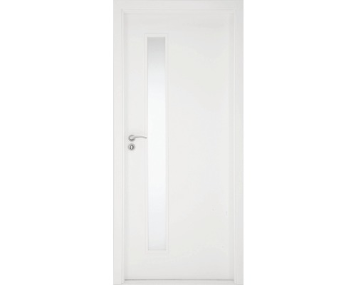 Interiérové dvere Sierra presklené 80 Ľ, fólia biela