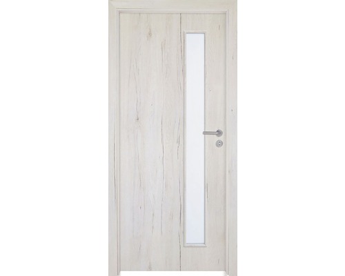 Interiérové dvere Sierra presklené 80 P, dub snežný