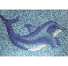 Mozaikový obraz Delfín veľký 110x160 cm-thumb-0