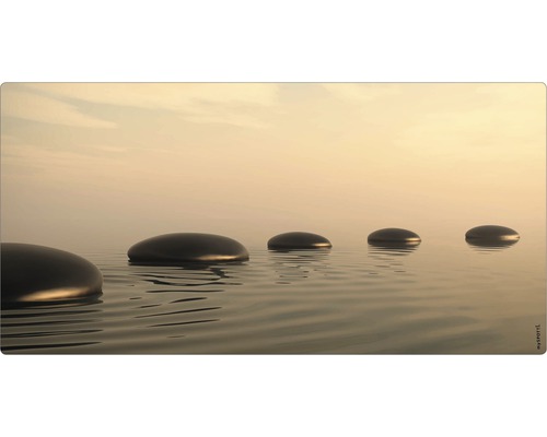 Obklad do kúpeľne mySPOTTI aqua stone 90x45 cm Dekoratívna nástenná maľba s kameňmi vo vode