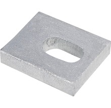 Štvorcová podložka s pozdĺžnym otvorom