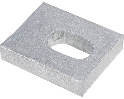 Štvorcová podložka s pozdĺžnym otvorom