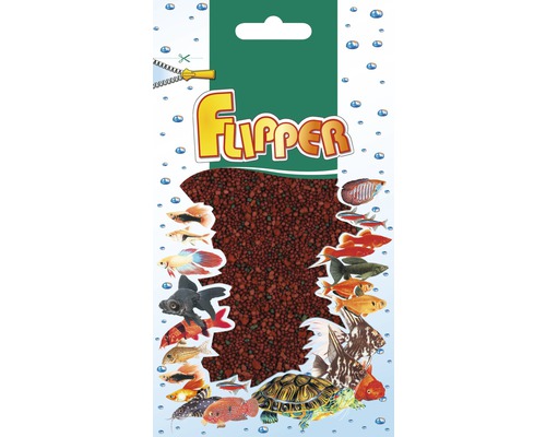 Krmivo pre ryby a korytnačky Tatrapet Flipper Mikrogran 80 g Balenie krmiva pre ryby Flipper s rôznymi druhmi rýb a korytnačkou