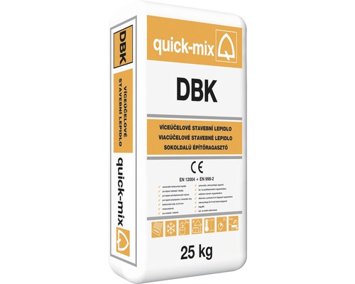 Stavebné lepidlo QUICK MIX DBK C1T univerzálne mrazuvzdorné 25 kg