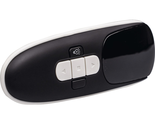 Prezentačné diaľkové ovládanie s tlačidlami na ovládanie prezentácií.