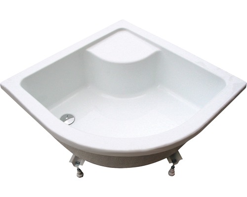 Rohová sprchová vanička zo sanitárneho akrylátu